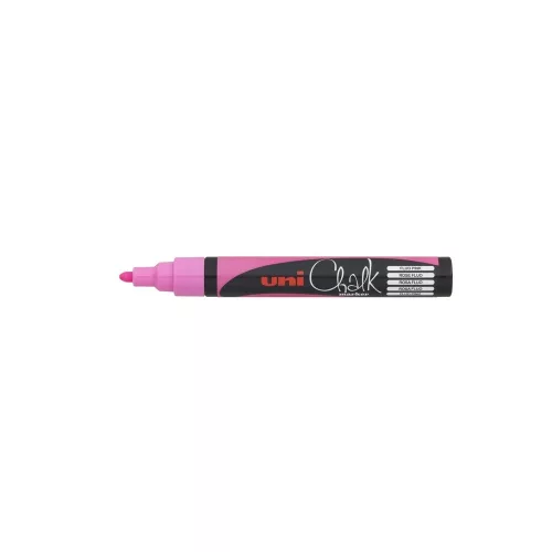 Krétamarker folyékony 1,8-2,5mm, Uni-Posca PWE-5M fluor rózsaszín