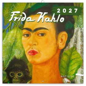   Falinaptár képes lemeznaptár 300x300mm, Frida Kahlo Realsystem 2027.