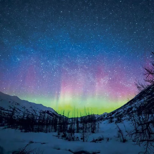 Falinaptár képes lemeznaptár 300x300mm, Aurora Borealis Realsystem 2027.