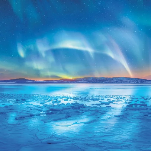 Falinaptár képes lemeznaptár 300x300mm, Aurora Borealis Realsystem 2027.
