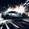 Falinaptár képes lemeznaptár 300x300mm, Fast Cars Realsystem 2027.