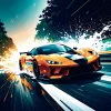 Falinaptár képes lemeznaptár 300x300mm, Fast Cars Realsystem 2027.
