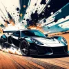 Falinaptár képes lemeznaptár 300x300mm, Fast Cars Realsystem 2027.