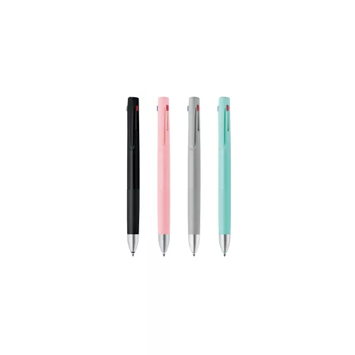 Golyóstoll 0,7 mm, háromszínű, Zebra bLen 3C, fekete test  írásszín kék