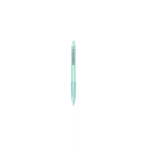 Golyóstoll 1 mm, zöld tolltest, Zebra Z-Grip Pastel, kék