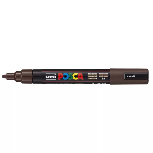 Dekormarker 1,8-2,5mm, Uni Posca PC-5M sötétbarna