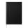 Határidőnapló agenda Standard B/5, heti fehér lapokkal fekete Bluering® 2027.