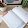 Határidőnapló agenda Standard B/5, napi fehér lapokkal zöld Bluering® 2027.