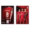 Füzet spirál A4, 70lapos, kockás 10 db/csomag Liverpool
