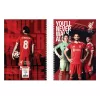 Füzet spirál A4, 70lapos, kockás 10 db/csomag Liverpool