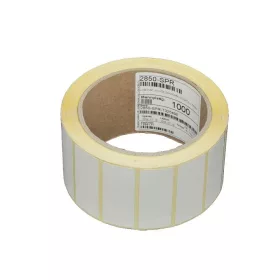   Etikett címke thermo, 15x25mm, tekercses, 1000 címke/tekercs fehér