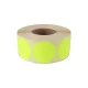 Etikett címke, 20mm, körcímke tekercses, 1000 címke/tekercs fluo sárga