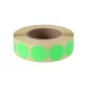 Etikett címke, 20mm, körcímke tekercses, 1000 címke/tekercs fluo zöld