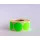 Etikett címke, 38mm, körcímke tekercses, 1000 címke/tekercs fluo zöld