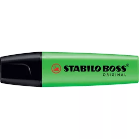   Szövegkiemelő 2-5mm, vágott hegyű, STABILO Boss original zöld