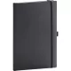 Klasszikus notesz Balacron borítással black, vonalas, 15x21cm, Presco