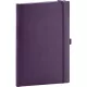 Klasszikus notesz Aprint borítással Neo purple, vonalas, 15x21cm, Presco