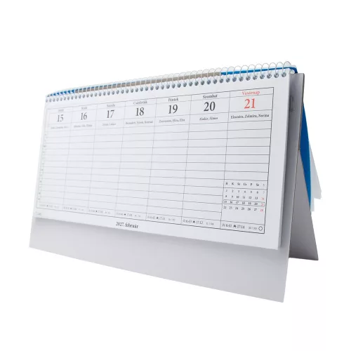 Naptárhát HA-24 fehér karton Bluering®