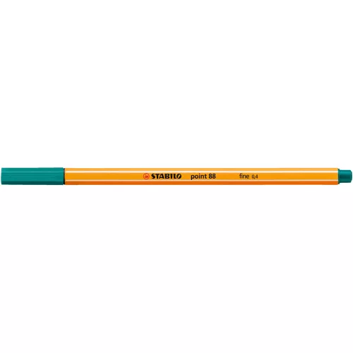 Rostirón, tűfilc 0,4mm, STABILO Point 88 türkiz