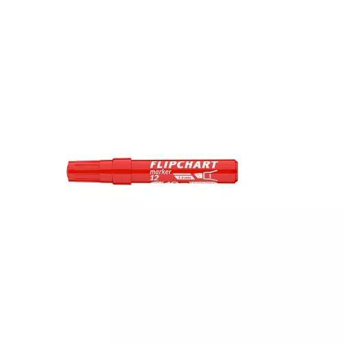 Flipchart marker vízbázisú 1-4mm, vágott Artip 12 piros