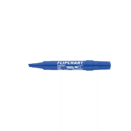 Flipchart marker vízbázisú 1-4mm, vágott Artip 12 kék