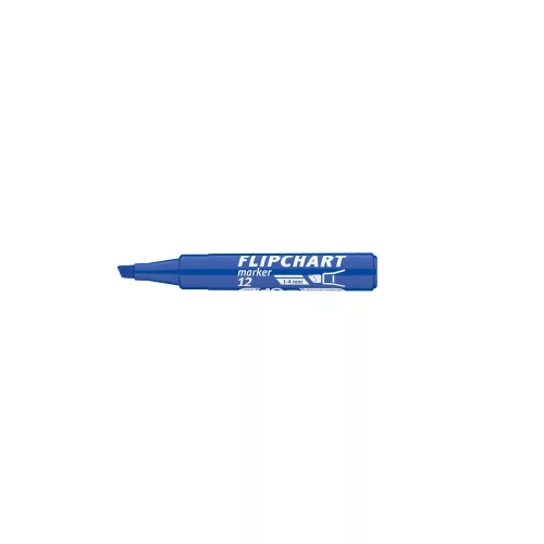 Flipchart marker vízbázisú 1-4mm, vágott Artip 12 kék