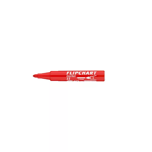Flipchart marker vízbázisú 3mm, kerek Artip 11 piros