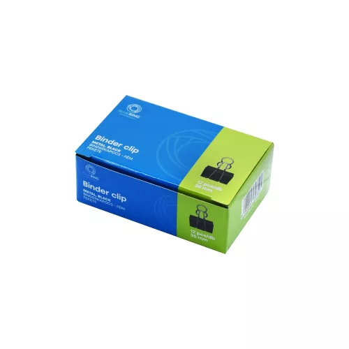 Binderkapocs 25mm, 12 db/doboz, Bluering®