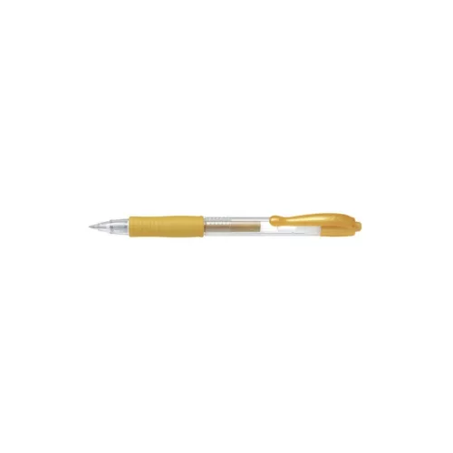 Zseléstoll 0,7mm, nyomógombos Pilot G-2, írásszín arany