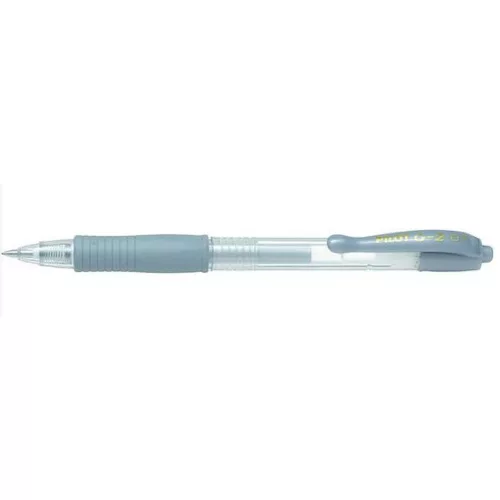 Zseléstoll 0,7mm, nyomógombos Pilot G-2, írásszín ezüst