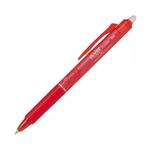 Rollertoll 0,5mm, törölhető Pilot Frixion Clicker, írásszín piros