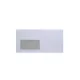 Boríték LC6/5 enyvezett bélésnyomott bal ablakos 35x90mm 114x229mm B20A20 külső záródású Bluering® fehér