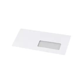   Boríték LA4 enyvezett bélésnyomott jobb ablakos 35x90mm 110 × 220mm J28A20 Bluering® fehér
