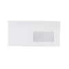 Boríték LA4 enyvezett bélésnyomott jobb ablakos 45x90mm 110 × 220mm J20A15 Bluering® fehér
