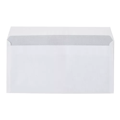 Boríték LA4 szilikonos bélésnyomott jobb ablakos 35x90mm 110x220mm J28A20 Bluering® fehér