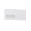 Boríték LA4 szilikonos bélésnyomott bal ablakos 35x90mm 110x220mm B20A20 Bluering® fehér