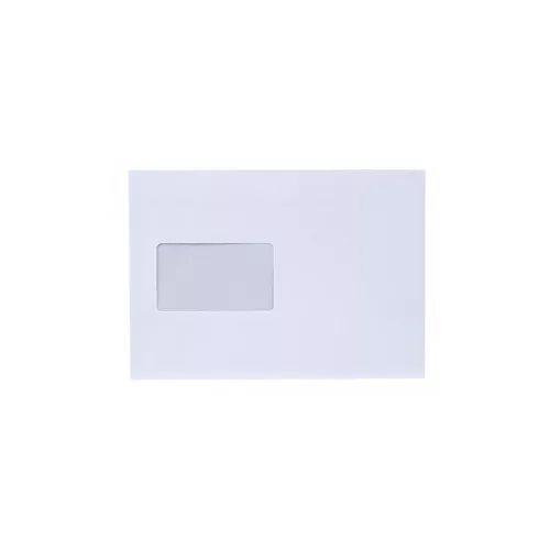 Boríték LC/5 szilikonos bélésnyomott bal ablak 45x90mm 162x229mm B20A60 Bluering® fehér