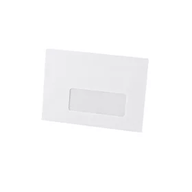   Boríték LC/6 szilikonos bélésnyomott jobb ablakos 35x90mm 114x162mm J28A20 Bluering® fehér