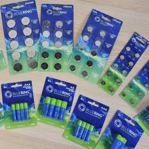 Elem 9V-os 6LR61 tartós alkáli Bluering®