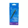 Golyóstoll 0,8mm, nyomógombos műanyag zöld test, Bluering® Z3, írásszín zöld