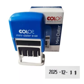   Dátumbélyegző S120 év számmal, hónap számmal, nap számmal mini ISO Colop