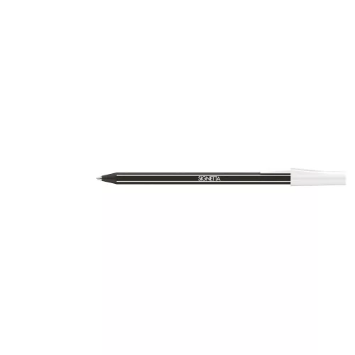Golyóstoll 0,7mm, kupakos, Ico Signetta, írásszín fekete