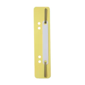   Gyorsfűző szerkezet, lefűzőlapocska, PP Durable 25 db/csomag, sárga