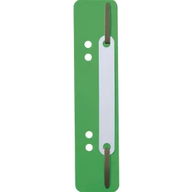  Gyorsfűző szerkezet, lefűzőlapocska, PP Durable 25 db/csomag, zöld