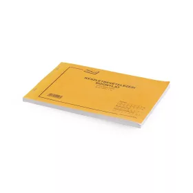   Készletbevételezési bizonylat A5 25x4lapos fekvő 12-134/V. 10 tételes