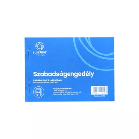 Szabadságengedély A6 50x2lapos B.18-49/V Bluering®