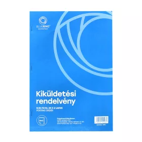   Kiküldetési rendelvény a hivatali, üzleti utazás költségtérítéshez A4, álló 25x2lapos B.18-73/UJ Bluering®
