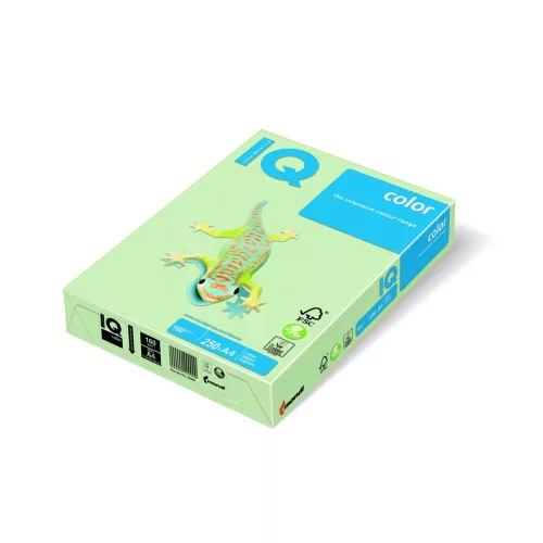 Másolópapír, színes, A4, 160g. IQ Color MG28 250ív/csomag, pasztell almazöld