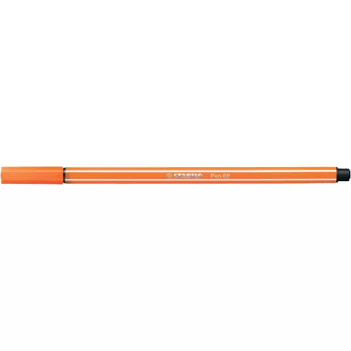 Rostirón, filctoll 1mm, M STABILO Pen 68 halvány narancssárga