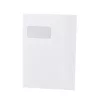 Boríték TC/4 szilikonos bélésnyomott bal ablak 50x100 ablak bal oldalról 20mm felülről 52mm Bluering® fehér